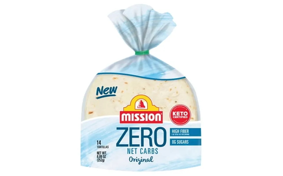 Mission Zero Net Carbs Original Flour Tortillas Street Tacos Size 14 Count