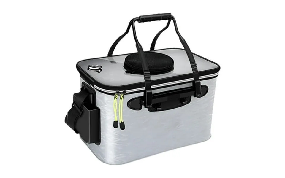 Miulika Live Bucket Foldable Live Container For Ing Travelling Camping Gray Medium