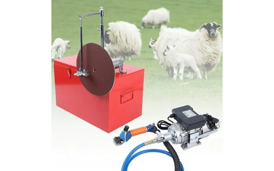 Miumaeov Electric Sheep Shear Clipper Sharpener 110v 320w 360 Rotate Sheep Clipper Grinding Machine Blade Shaving Buit-i