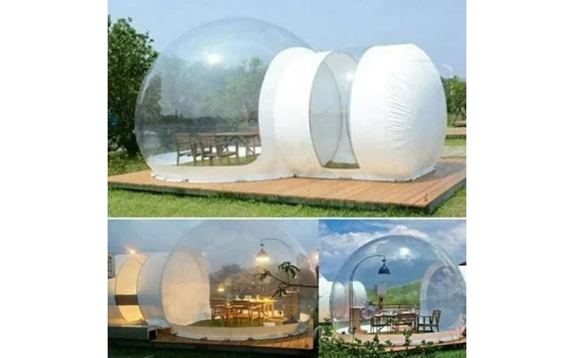 Miumaeov Outdoor Inflatable Camping Tunnel Dome Tent With Air Blower Fan product image