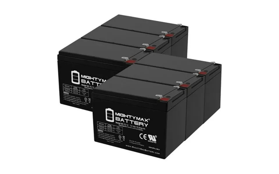 Ml15-12 12v 15ah F2 Ups Backup Bttry Replaces Vision Hp12-65w Hp12-65w - 6 Pack