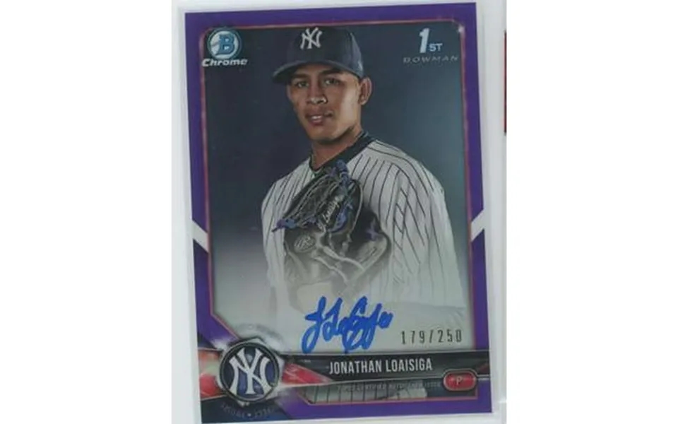 Mlb 2018 Bowman Chrome Baseball 179 250 Jonathan Loaisiga Bcpa-jlo Purple Bowman 1st