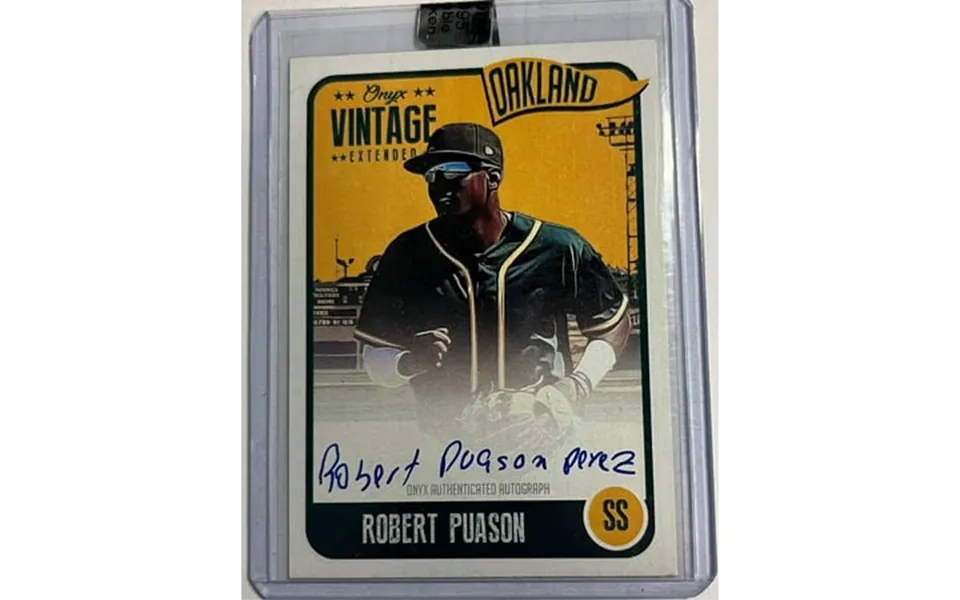Mlb 2020 Onyx Baseball Robert Pauson Rookie Autographed Trading Card
