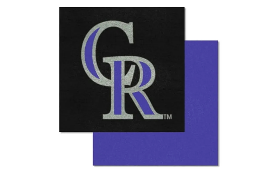 Mlb - Colorado Rockies 18 X18 Carpet Tiles