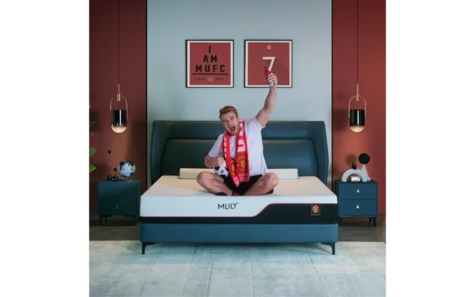 Mlily Manchester United Theatre 12 Inch Memory Foam Mattress Cal King Size Mattress In A Box Medium Plush
