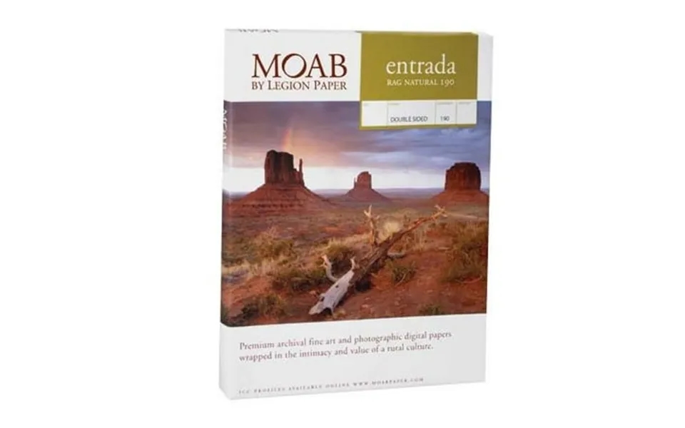 Moab Entrada Rag Fine Art 2-side Natural Matte Inkjet Paper 15