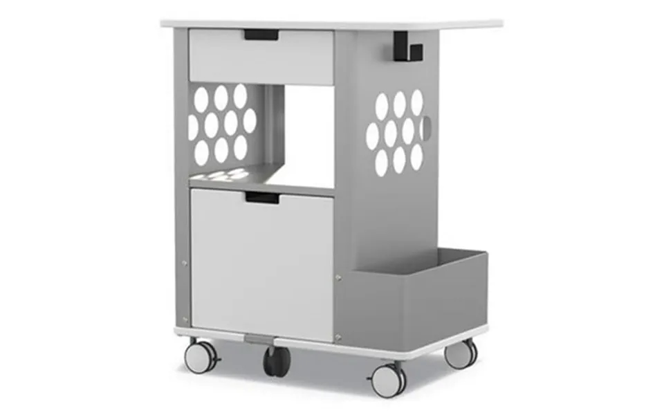 Mobile Storage Cart White