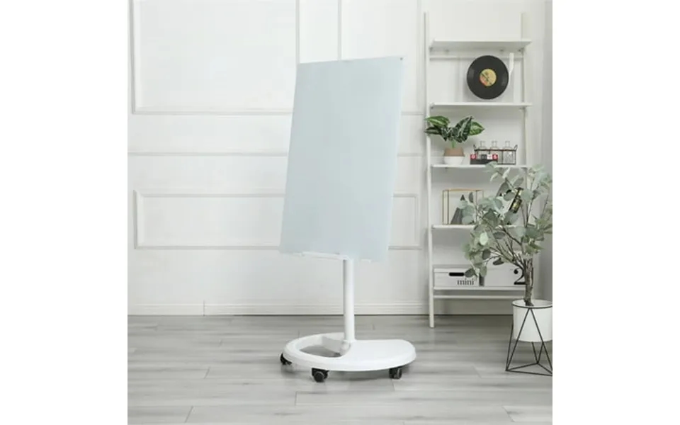 Mobile Whiteboard 36 X24 Portable Magnetic Dry Erase Whiteboard Removable Adjustable Height Tempered Glass Whiteboard Ho