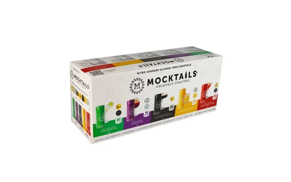 Mocktails Uniquely Crafted - Nitro Variety Pack Non Alcoholic Cocktails 6