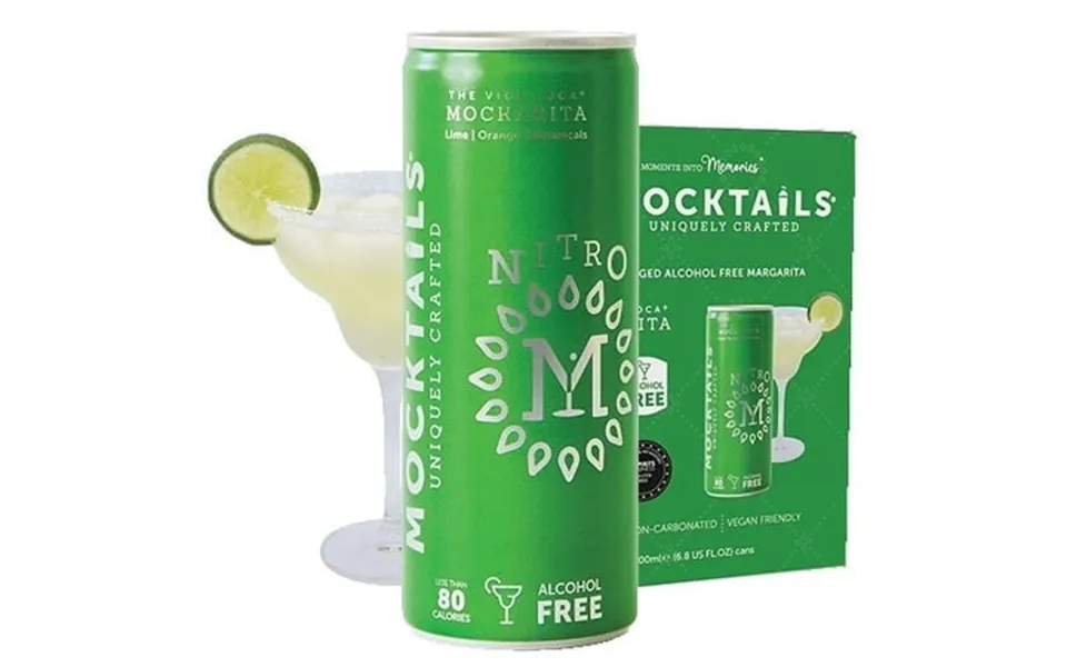 Mocktails Vida Loca Mockarita Margarita Lime Flavored Non-alcoholic Nitro Cans 12-pack 12-6