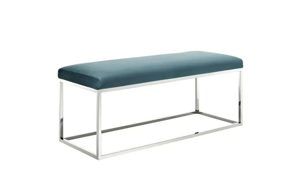 Modway Anticipate Performance Velvet Bench In Sea Blue