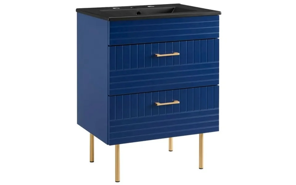 Modway Daybreak 24 Bathroom Vanity In Blue Black