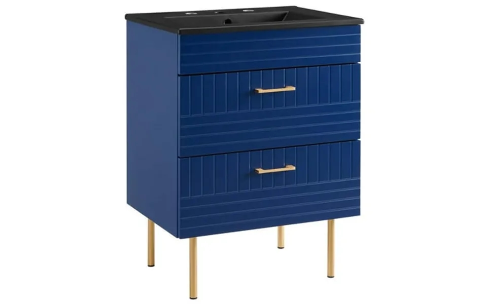 Modway Daybreak 24 Bathroom Vanity In Blue Black