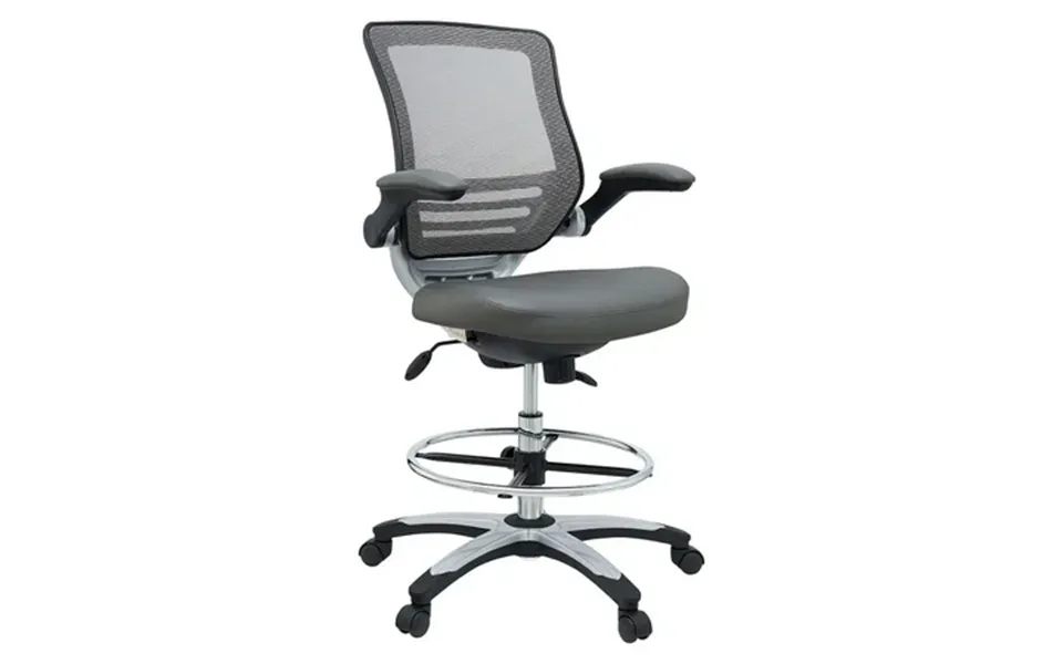 Modway Edge Drafting Chair In Gray