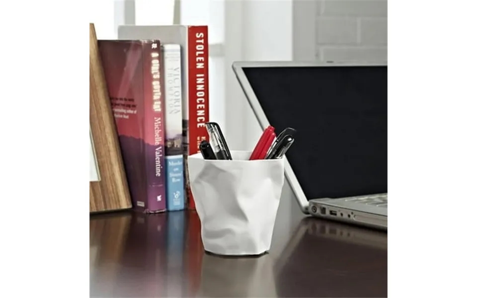 Modway Lava Plastic Pencil Holder In White