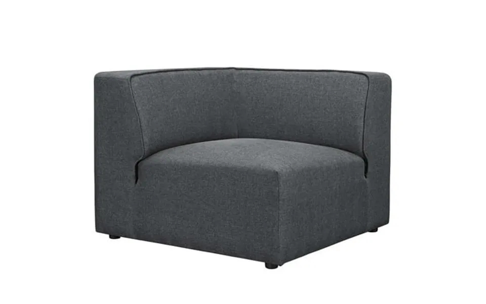 Modway Mingle Corner Sofa In Gray