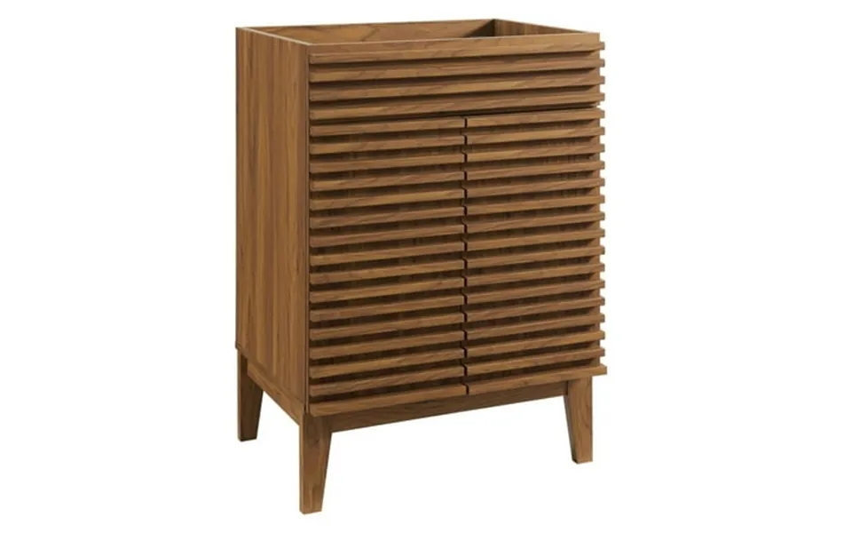 Modway Render Bathroom Vanity Cabinet Sink Basin Not Included In Walnut