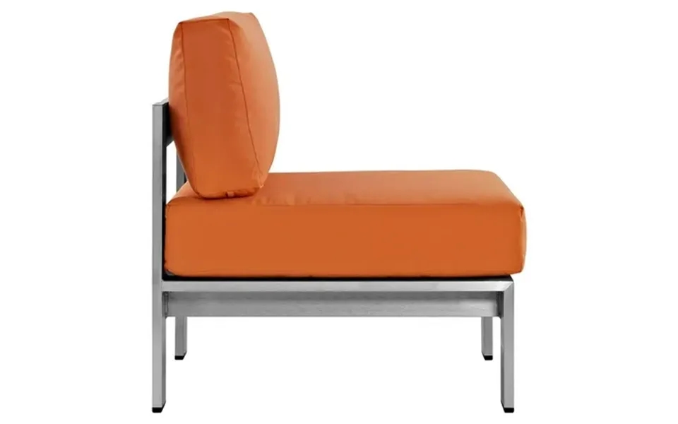 Modway Shore Aluminum Armless Outdoor Lounge Chair