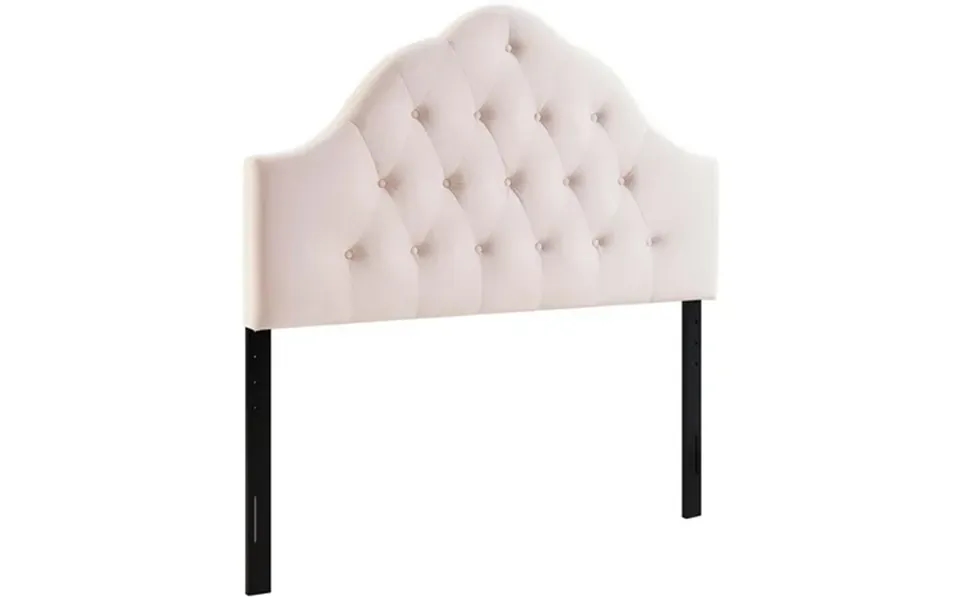 Modway Sovereign Full Diamond Tufted Performance Velvet Headboard In Pink