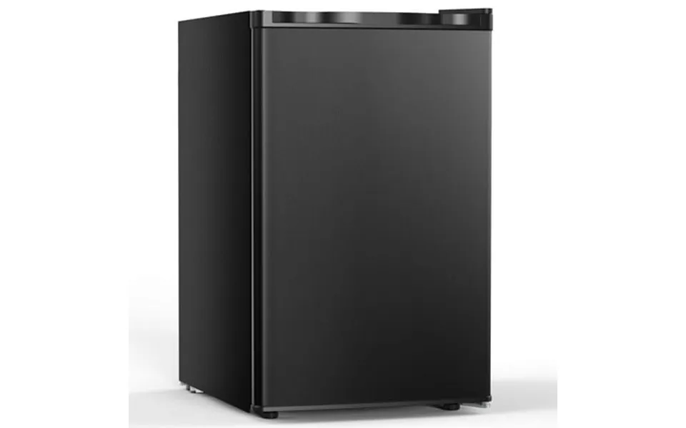 Moifoi 3.0 Cu.ft Upright Freezer Reversible Single Door Vertical Freezers W Removable Shelf Energy Saving Black