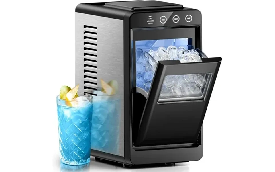 Moifoi Ice Maker Countertop 26 Lbs 24 H 8 Pcs Ice In 6 Mins Portable Ice Maker Machine With Self-cleaning Interior Light