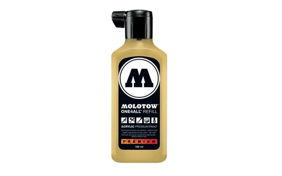 Molotow One4all Acrylic Paint Marker Refill 180ml Bottle Vanilla Pastel 692