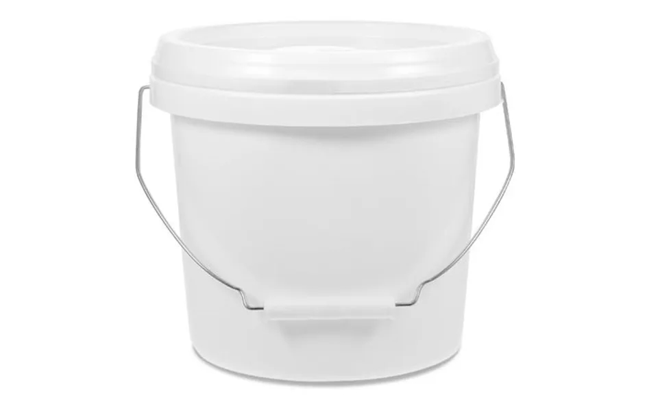Moluckfu Bucket Lid Small White Buckets Plastic For Households 1pcs