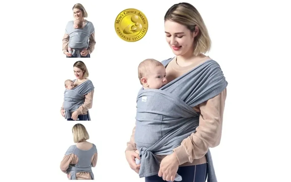 Momcozy Baby Wrap Carrier Easy To Wear Infant Carrier Slings Lightweight Adjustable Hands Free Baby Sling For Newborn To