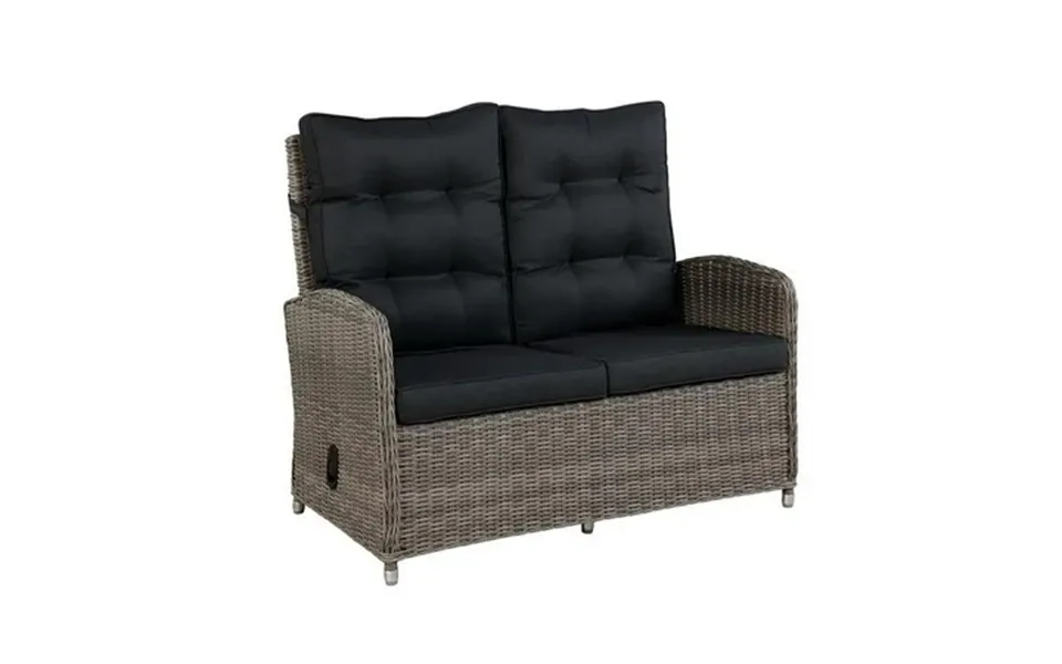 Monaco All-weather Outdoor Two-seat Reclining Bench