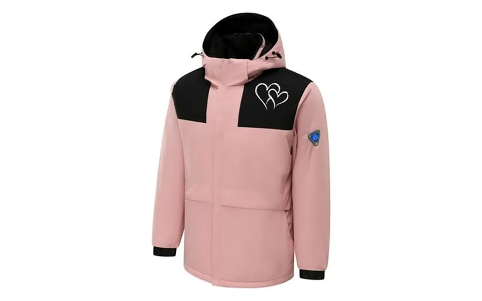 Monintic Heated Vest Smart Electric Windproof Jacket Men Women Waistcoat Winter 4 Heat Zones Plus Size Rain Jacket Light