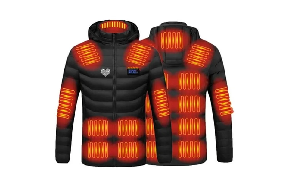 Monintic Long Winter Heated Jackets For Women Men Long Sleeve Blouse With Zipper Hooded Rain Jacket Preppy Clothes Fall