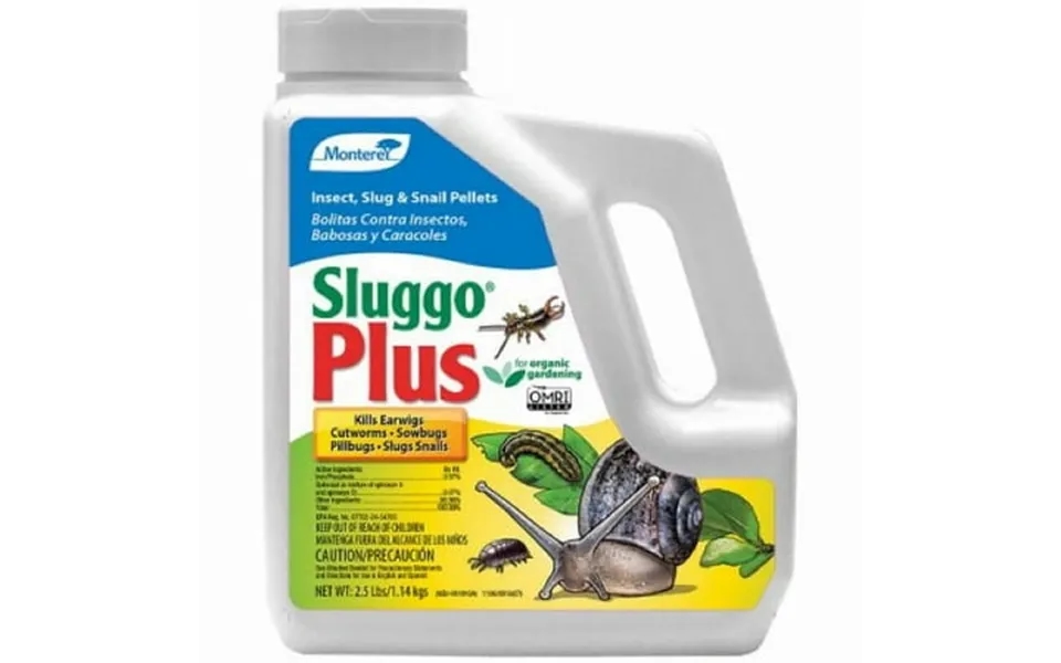 Monterey Lg6570 2.5 Lb Container Of Sluggo Plus Slug & Snail Bait - Quantity Of 4