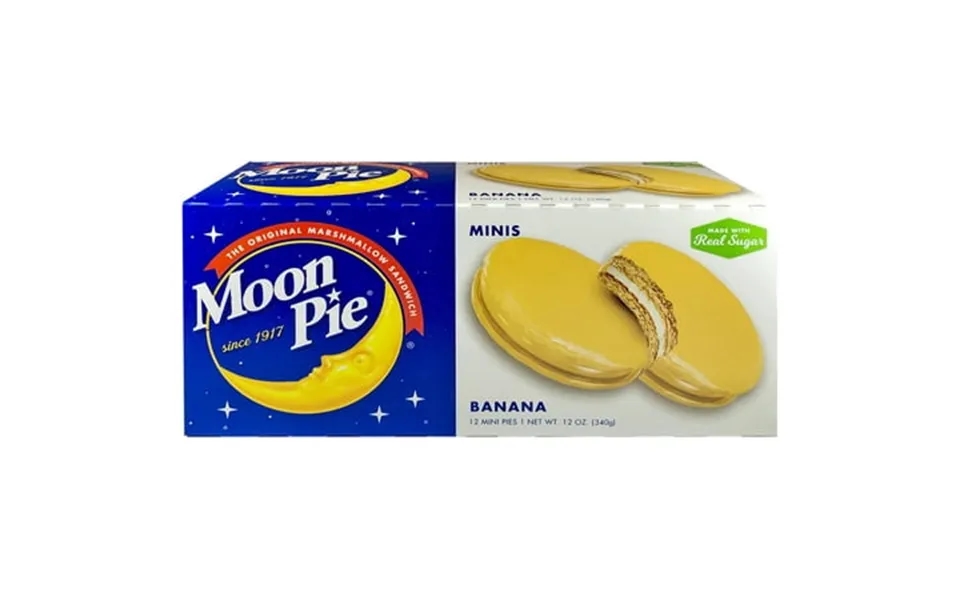 Moon Pie Mini Banana Marshmallow Sandwiches 1 Oz. 12 Count