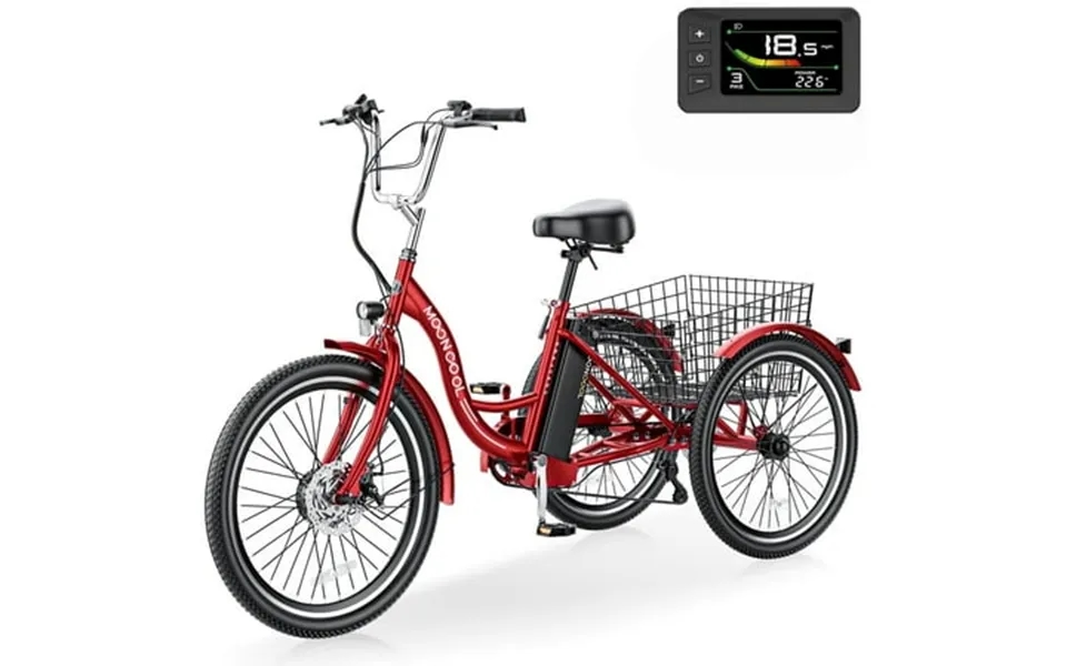 Mooncool Mc 350 Electric Tricycle For Adults 350w Motorized Electric Trike With 36v 10