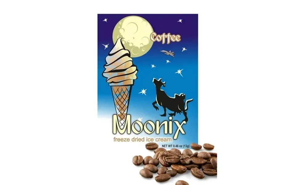Moonix Freeze-dried Coffee Ice Cream No-melt Light & Creamy Treat 13g 0