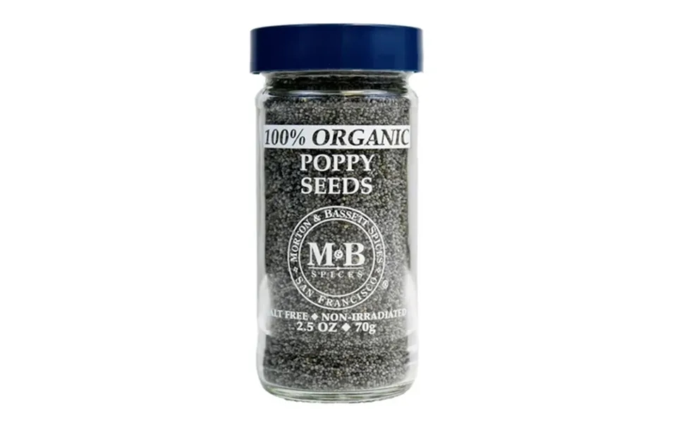 Morton & Bassett Organic Poppy Seeds 2.5 Oz Single Spice