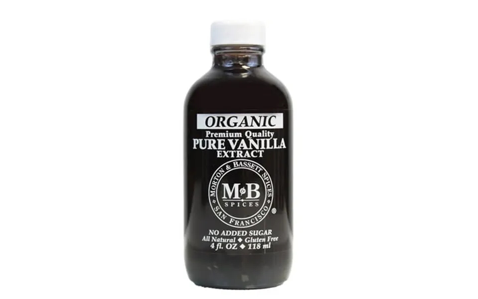 Morton & Bassett Organic Pure Vanilla Extract 4fl Oz