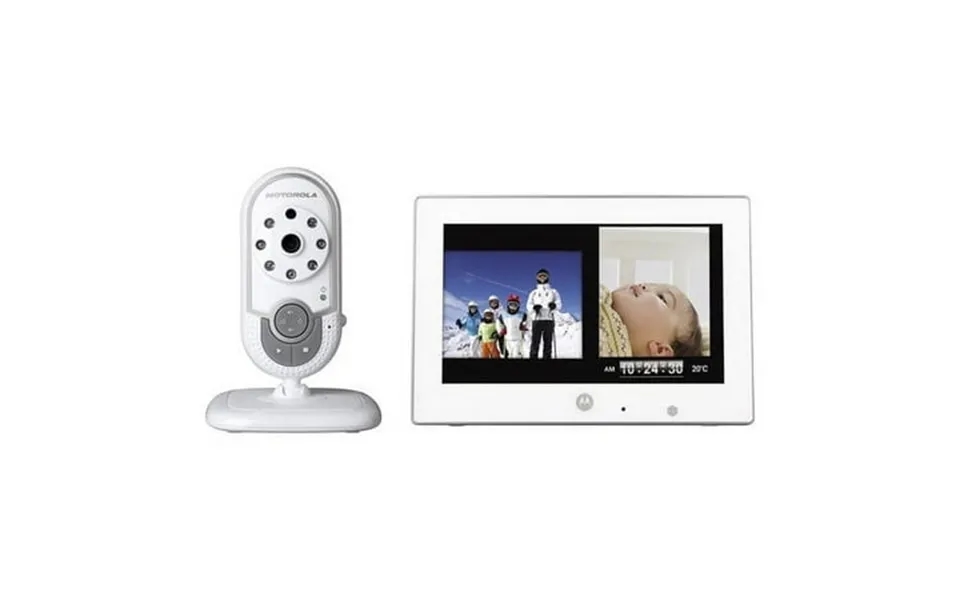 Motorola - 7 Baby Monitor Digital Photo Frame With Wireless Camera And Live Video