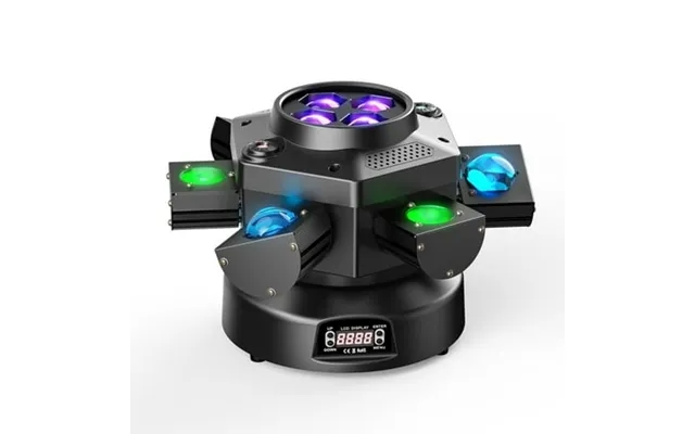 Moving Head Dj Lights 6 Arms Party Lights Rgbw 4in1 Led Dj Stage Lights Disco Light Dmx512 & Sound Activated Rotating Li product image