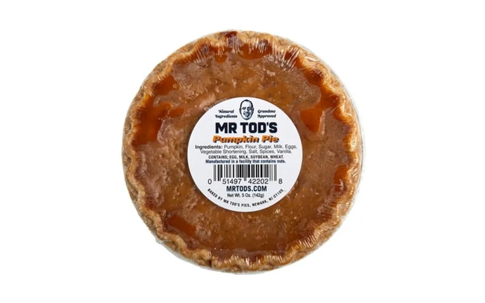 Mr. Tod S 4 Inch Pumpkin Pie 10-pack. Made Using The Finest Ingredients And Premium Spices