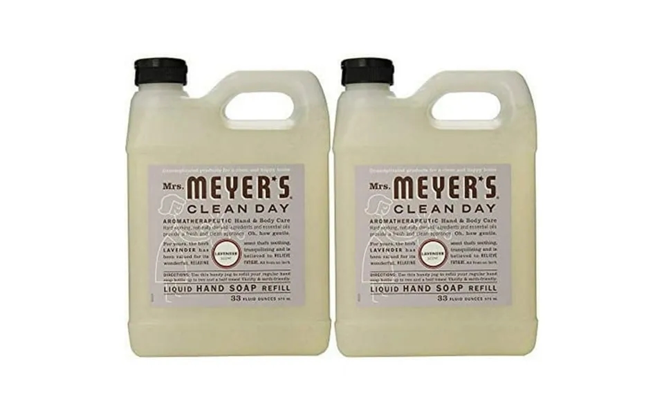 Mrs. Meyers Clean Day Hand Soap Refill Lavender 33 Oz Pack Of 2