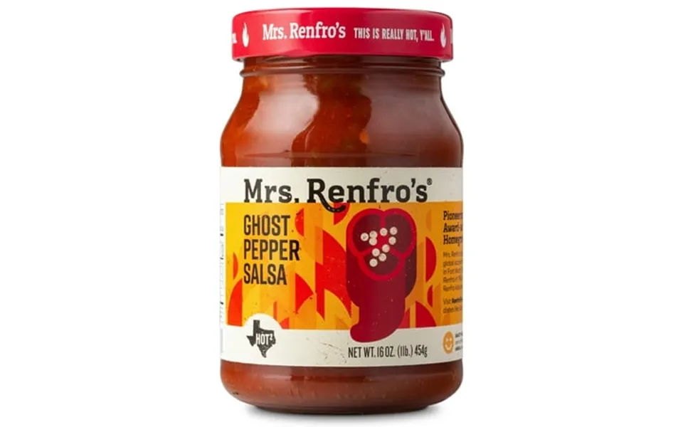 Mrs. Renfro S Ghost Pepper Salsa 16 Oz