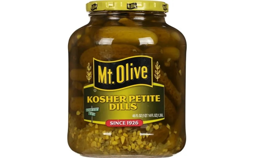 Mt. Olive Kosher Petite Dill Pickles 46 Fl Oz Jar