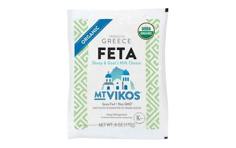 Mt Vikos Feta Organic 6oz 14 Pack