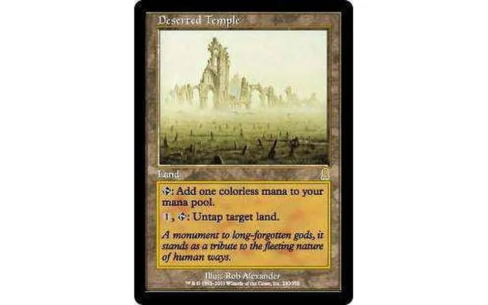 Mtg Odyssey Rare Deserted Temple 320