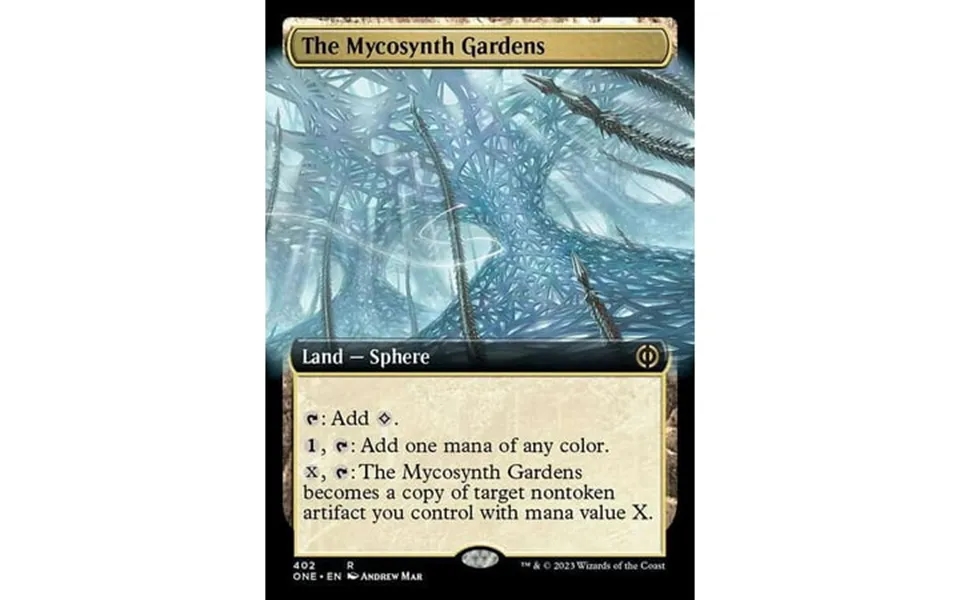 Mtg Phyrexia All Will Be One Rare The Mycosynth Gardens Extended Art Foil 402