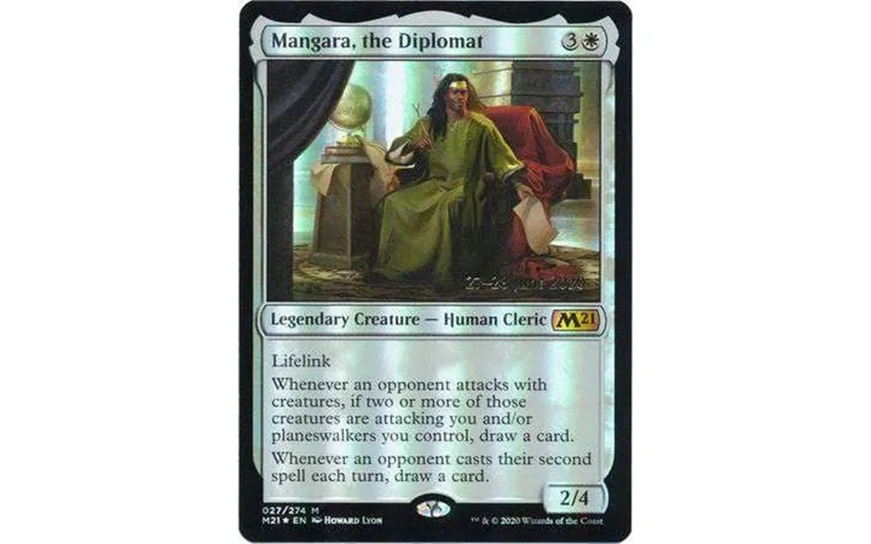 Mtg Prerelease & Release Mythic Rare Mangara The Diplomat Foil 27