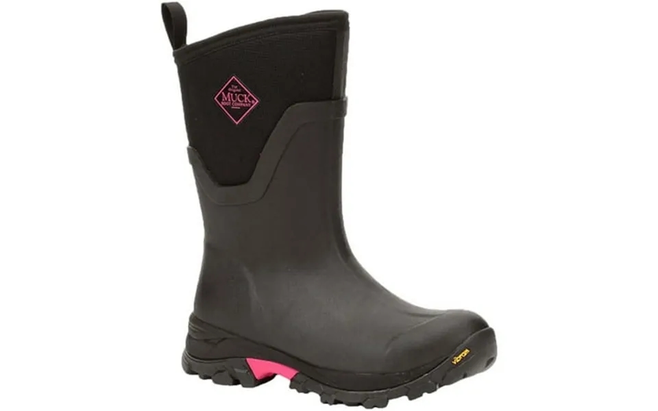 Muck Women S Arctic Ice Mid Agat Black Hot Pink