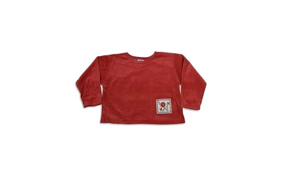Mulberribush Girls Long Sleeve Velour Hip Length Shirt Top 26262-4t Red Flower