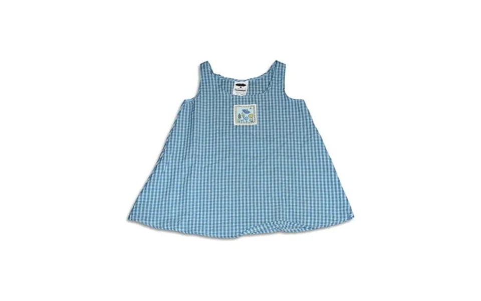 Mulberribush Infant Toddler Girls Sleeveless Cotton Sundress Jumper Dress 27529-18months Bright Blue Flower